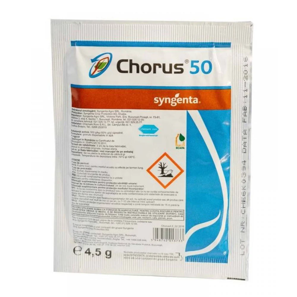 Chorus 50 WG – fungicid sistemic penetrant