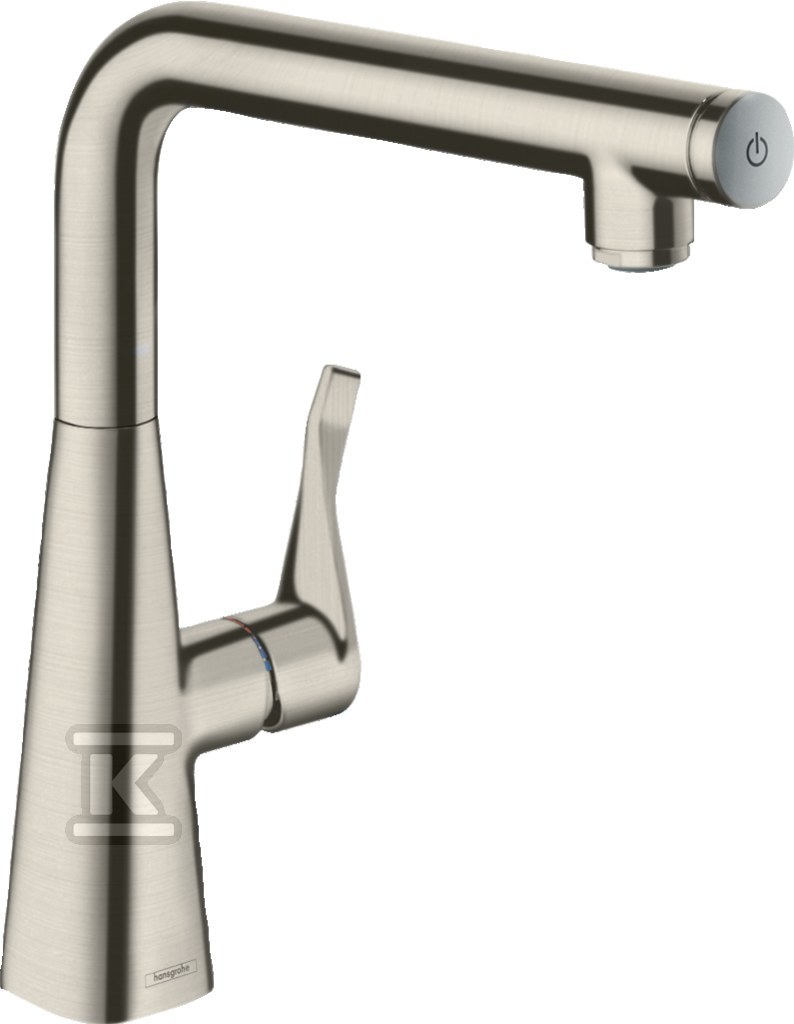 Bateria zlewozmywakowa Metris Select M71 jednouchwytowa 260, 1jet stal szlachetna 14847800