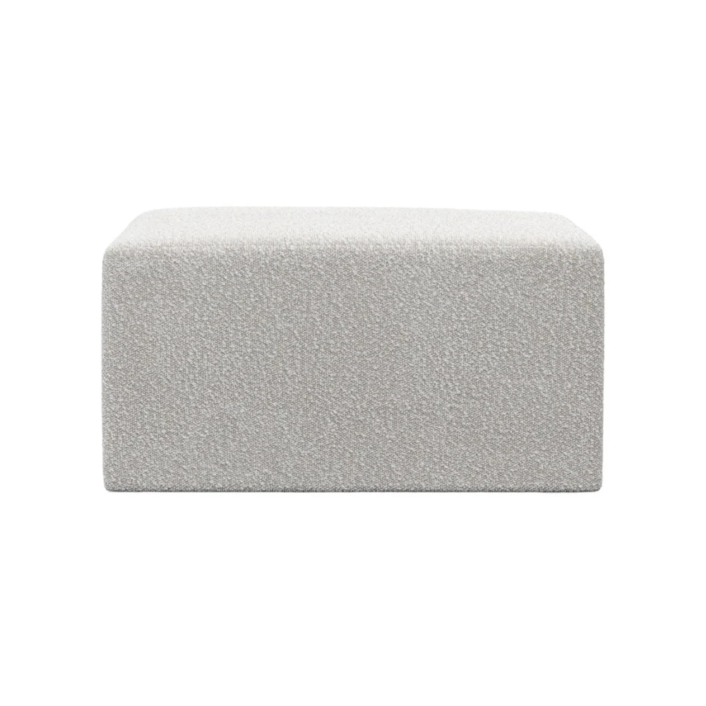 Sofa modulowa TORI – puf biały boucle