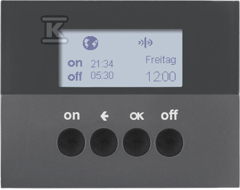 Łącznik czasowy, antracyt, quicklink, K.1 KNX RF 85745275
