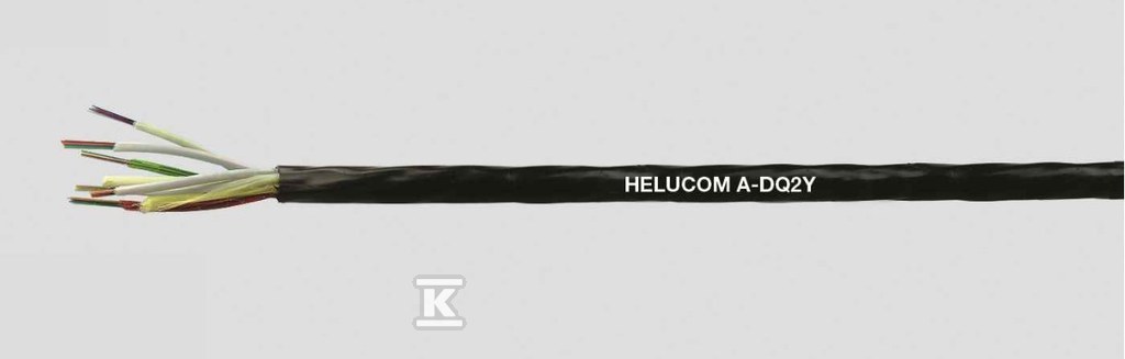 Kabel światłowodowy helucom A-DQ2Y 4 E9/125 kabel światłowodowy zewnetrzny 803931