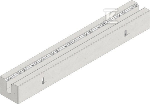 Korytko typ 020 XP FASERFIX BIG BL 300, odcinek 1,0 m, z 2 kotwami kulistymi, wg WHG 84799