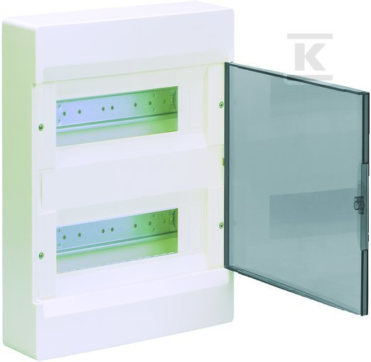 Rozdzielnica COSMOS 2x12M n/t, IP40, drzwi transparentne VD212TP