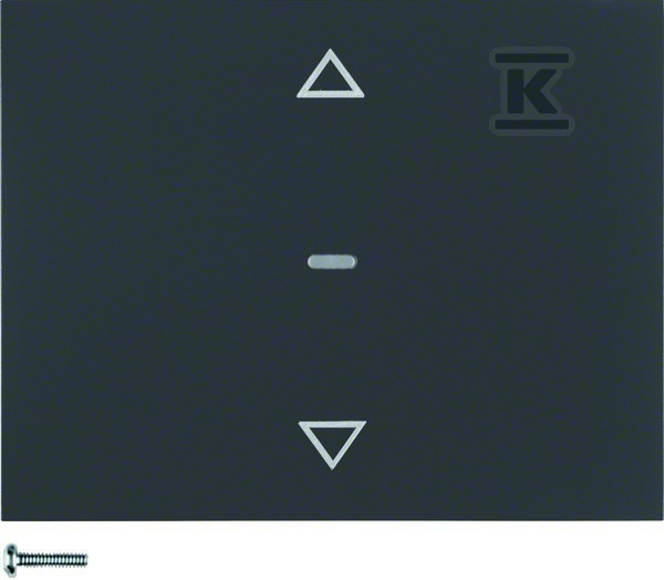 Przycisk żaluzjowy, antracytracyt, mat, quicklink, K.1 KNX RF 85245275