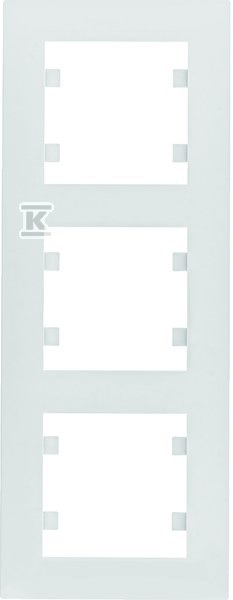 LUMINA Intense Ramka 3-krotna pionowa, biały WL5630