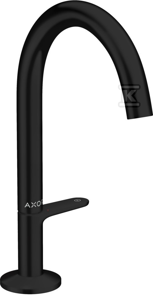 Bateria umywalkowa AXOR One Select 170 z kompletem odpływowym Push-Open czarny mat 48020670