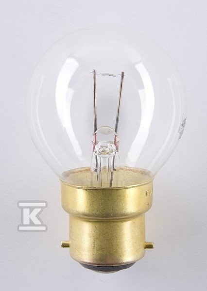Żarówka sygnałowo-kolejowa B22D 24W 260lm A45 12V KOL-1701