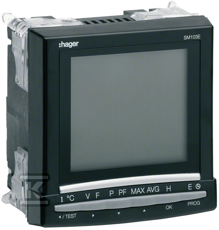 Analizator parametrów sieci tablicowy, TrueRMS SM103E