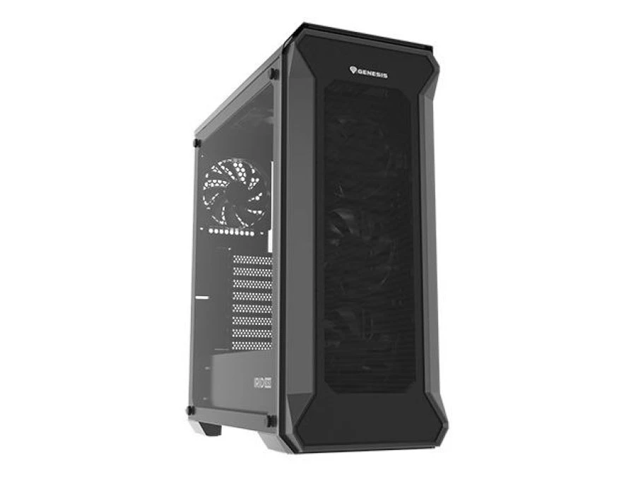 Obudowa PC Genesis IRID 505F MIDI Tower z oknem czarna NPC‑1997