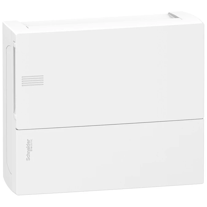 Obudowa natynkowa IP40 MIP‑1‑12‑NT‑P drzwi białe 1 rząd 12 modułów/rząd MIP12112