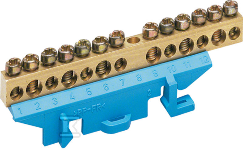 Listwa przyłączeniowa z cokołem neutralna 6×16 + 7×10 mm2 KM13N