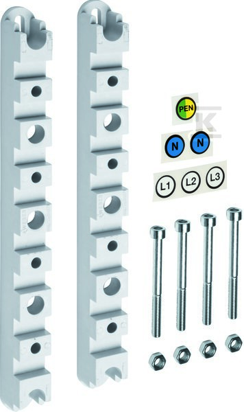 Uchwyt szyn zbiorczych UST4 1600A dla Cu 2x 40×10 4-biegunowy UST447