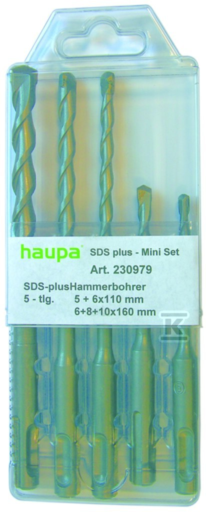 Zestaw wierteł udarowych SDS Plus 5 elementów 230979