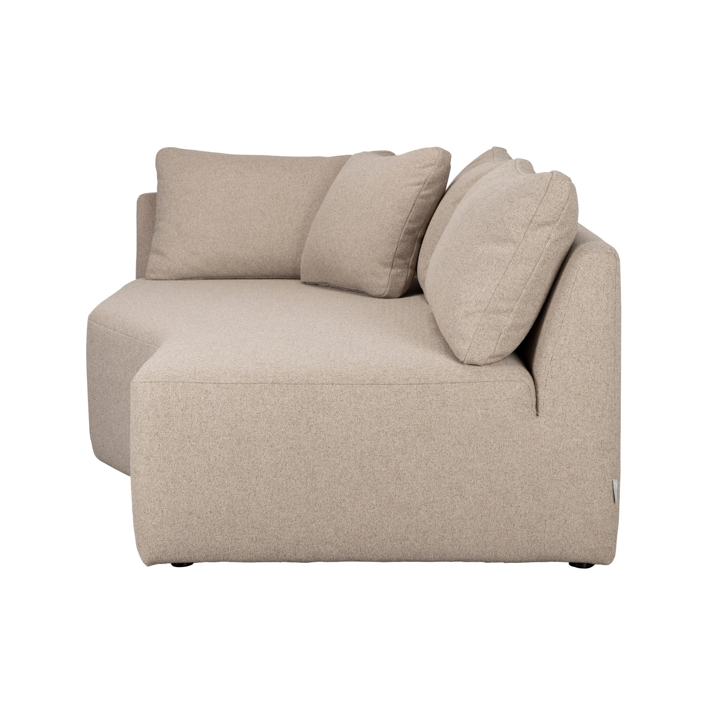 Sofa modułowa PROSPER – szezlong prawostronny cappuccino