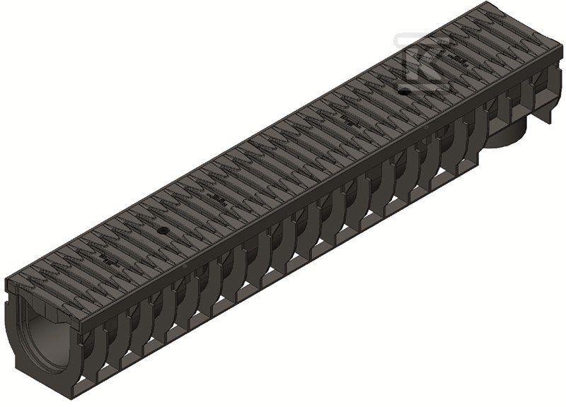 Korytko RECYFIX PRO 100, typ 01, z rusztem szczelinowym FIBRETEC SW 9, kl. C 250 47055