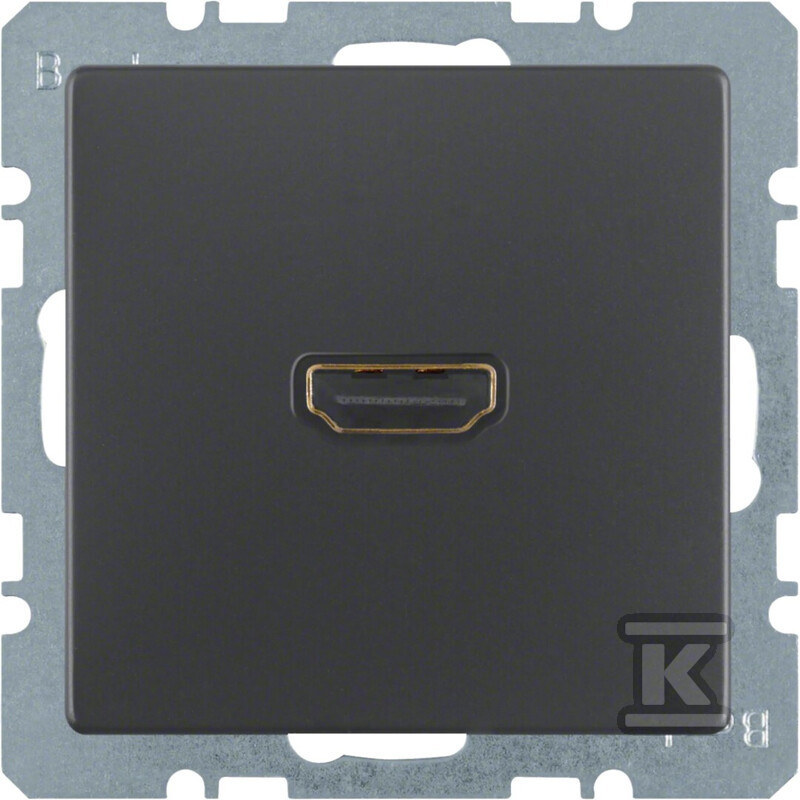 Gniazdo HDMI, antracyt aksamit, lakierowany, Q.X 3315426086
