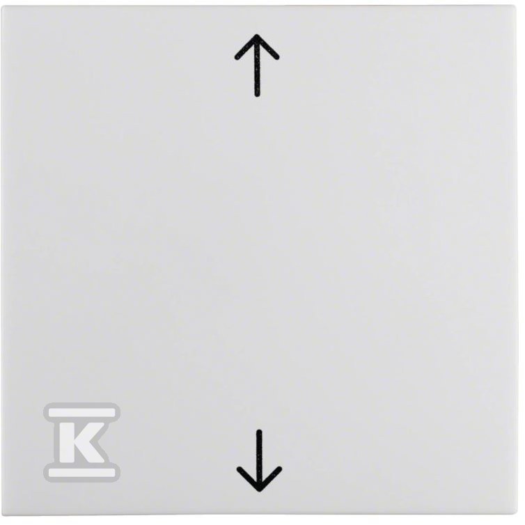 Klawisz z nadrukiem symbolu „strzałki” biały, S.1/B.3/B.7 16208919