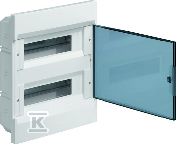 Rozdzielnica COSMOS 2x12M p/t, IP40, drzwi transparentne VR212TP