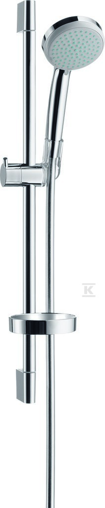 Zestaw prysznicowy Hansgrohe Croma 100 Vario / Unica’C 4 strumieniowy z drążkiem prysznicowym Unica’C 0,65 m chrom 27772000