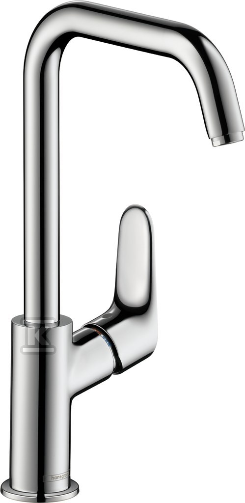 Bateria umywalkowa Hansgrohe 240 Focus, jednouchwytowa, DN15, z obrotową wylewką 120 st, bez kompletu chrom 31519000