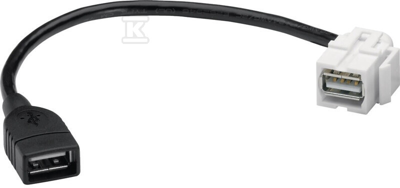 Wtyczka USB2 Typ A: 0, 2m do płytki centralnej Keystone, TEHALIT.WA GMKUSB2A