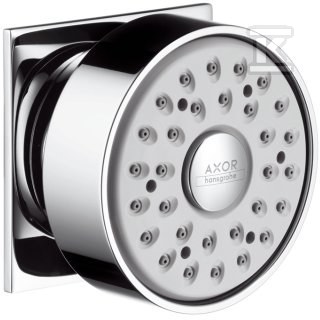 Dysza boczna Hansgrohe Axor DN15 z rozetą kwadratową chrom 28469000