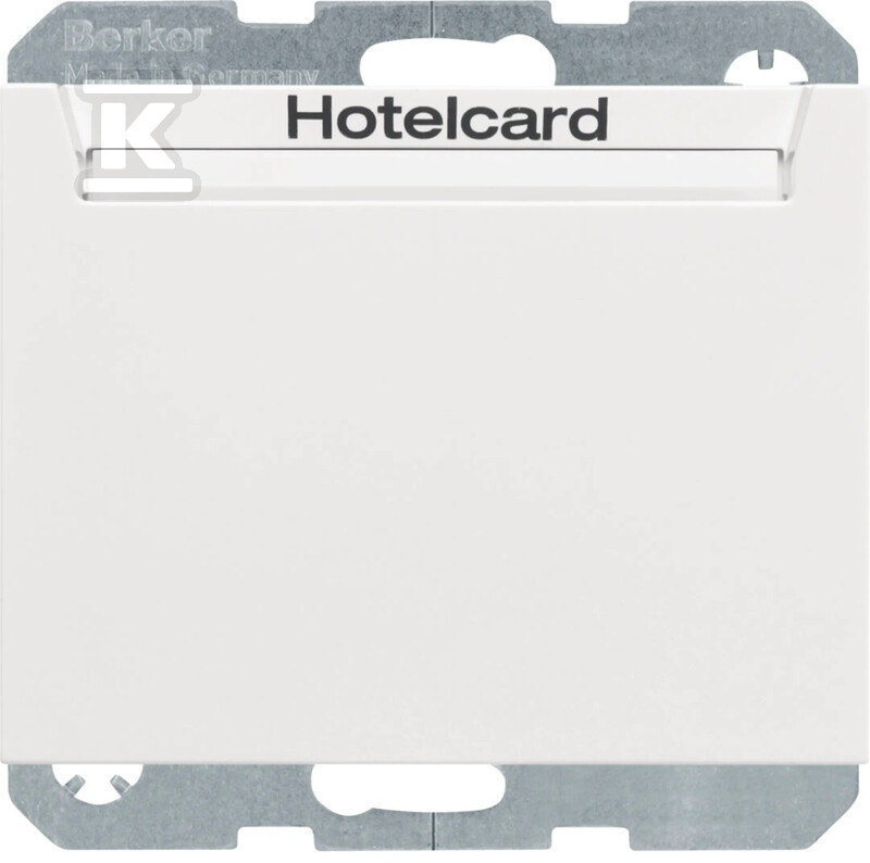 Łącznik przekaźnikowy na kartę hotelową, biały połysk, K.1 16417119