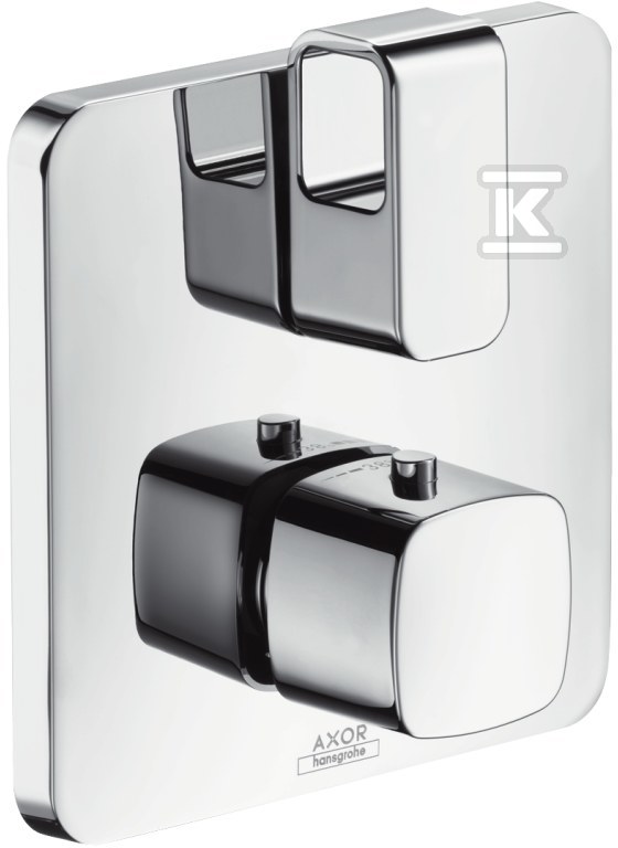 Bateria termostatowa Hansgrohe Axor Urquiola, podtynkowa, z zaworem odcinająco-przełączającym, element zewnętrzny chrom 11733000