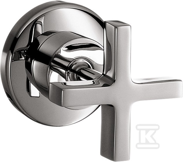 Zawór odcinający Hansgrohe Axor Citterio podtynkowy z uchwytem krzyżowym, element zewnętrzny DN15 / 20 chrom 39965000