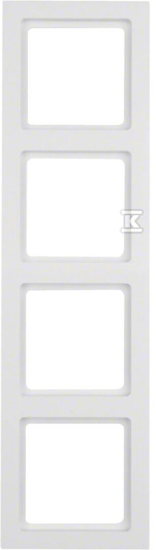 Ramka 4-krotna, biały, aksamit, Q.3 10146099