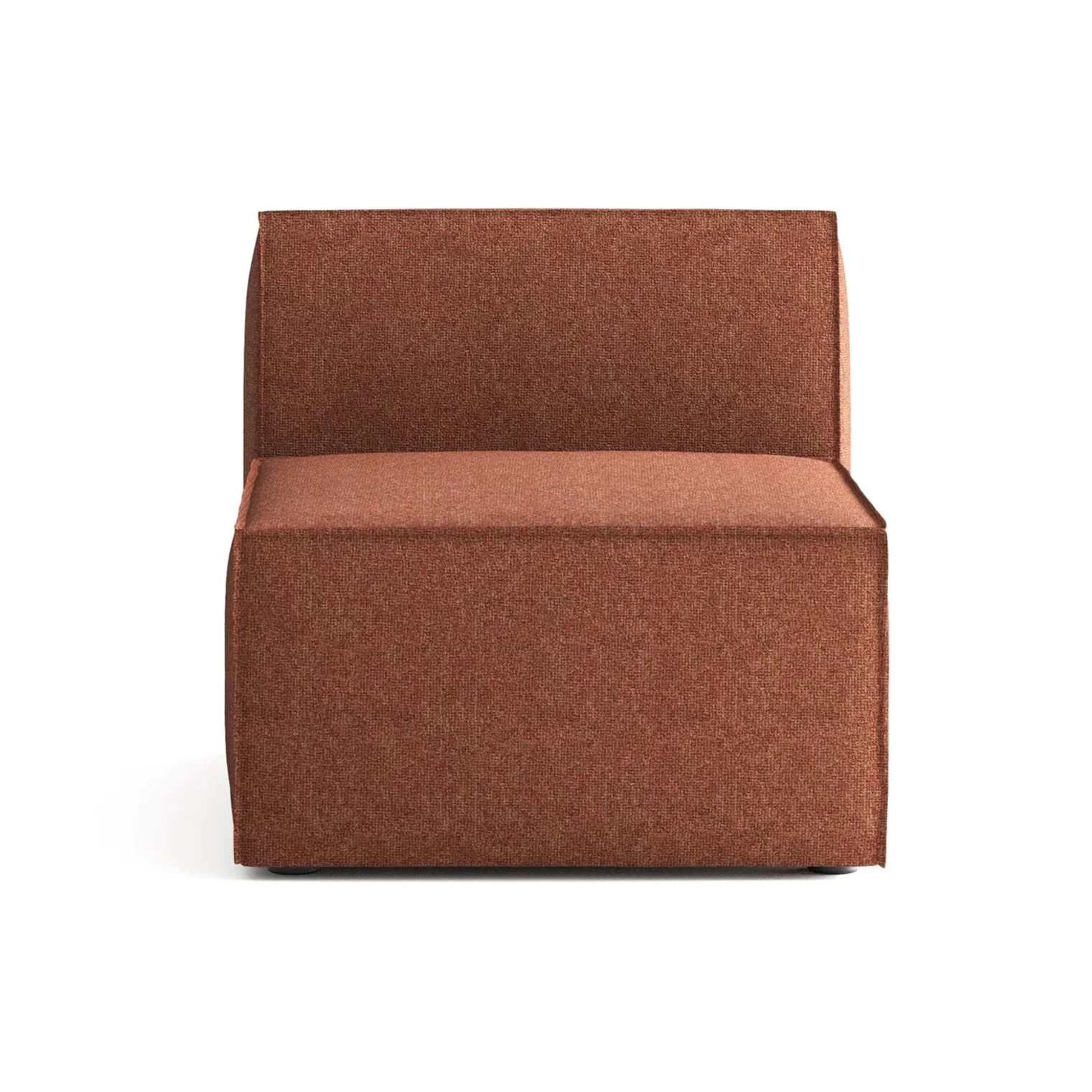 Sofa modułowa ANDO – moduł środkowy rdzawy