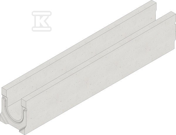 Korytko FASERFIX STANDARD E 100 typ 9, ze spadkiem 0,6% 6209
