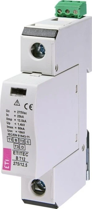Ogranicznik przepięć T1, T2, T3 (B, C, D) 002440314