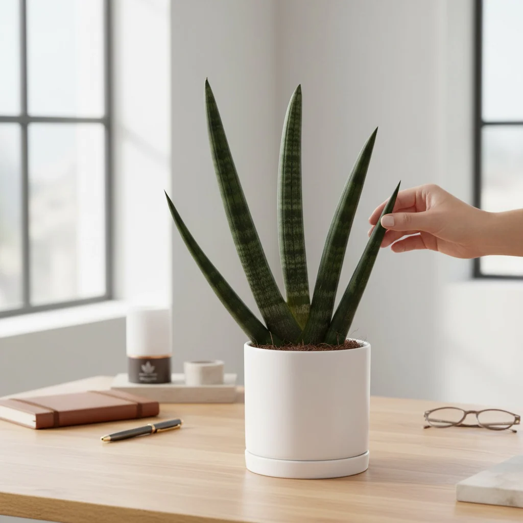 Sansevieria cylindrica 'Handshake’ (Planta sarpe)