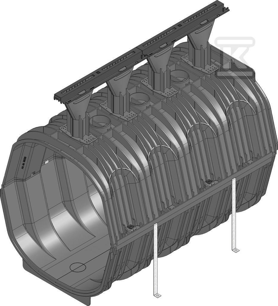 Kanał RECYFIX HICAP F 10300, szczelina 14 mm, kl. A15 – F900 13885