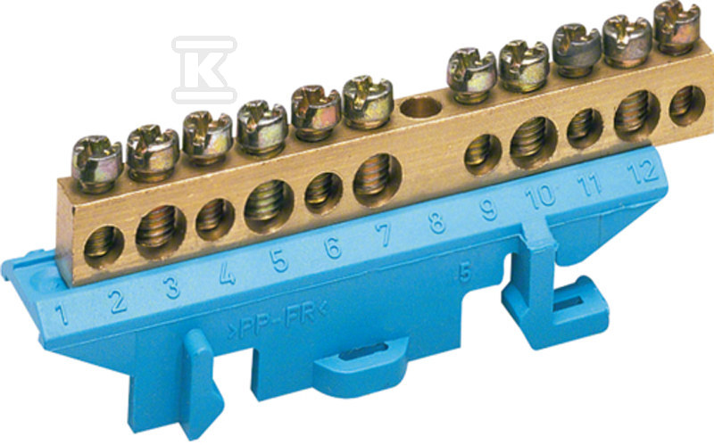 Listwa przyłączeniowa z cokołem neutralna 5×16 + 6×10 mm2 KM11N