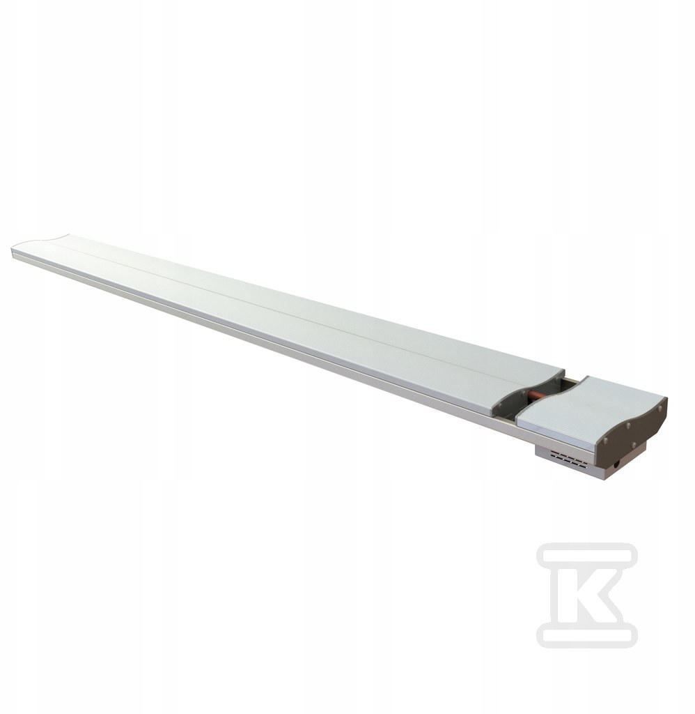 Promiennik sufitowy HD-EXPO, moc 3000 W – szary HD-EXP 3000