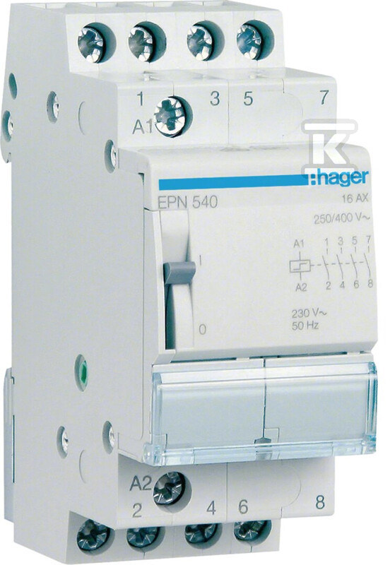 Przekaźnik bistabilny 230VAC/110VDC 4NO 16A EPN540