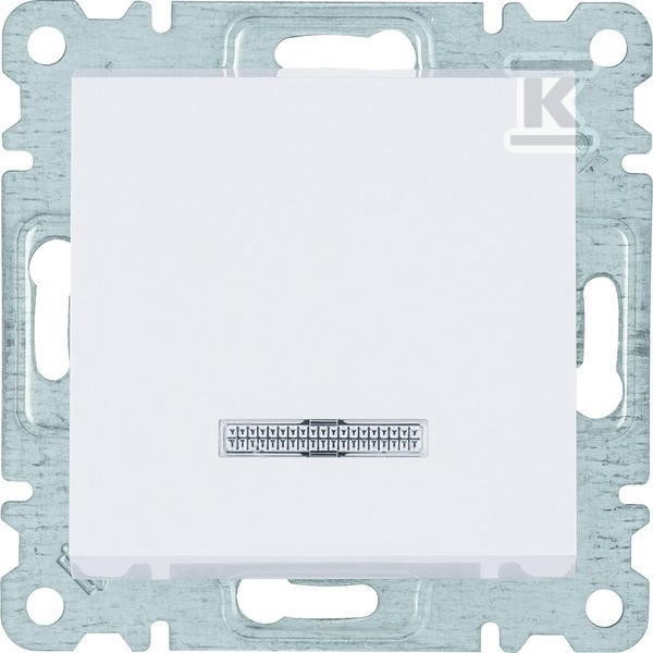 LUMINA Łącznik kontrolny 1-biegunowy, biały 16A/250VAC WL0610