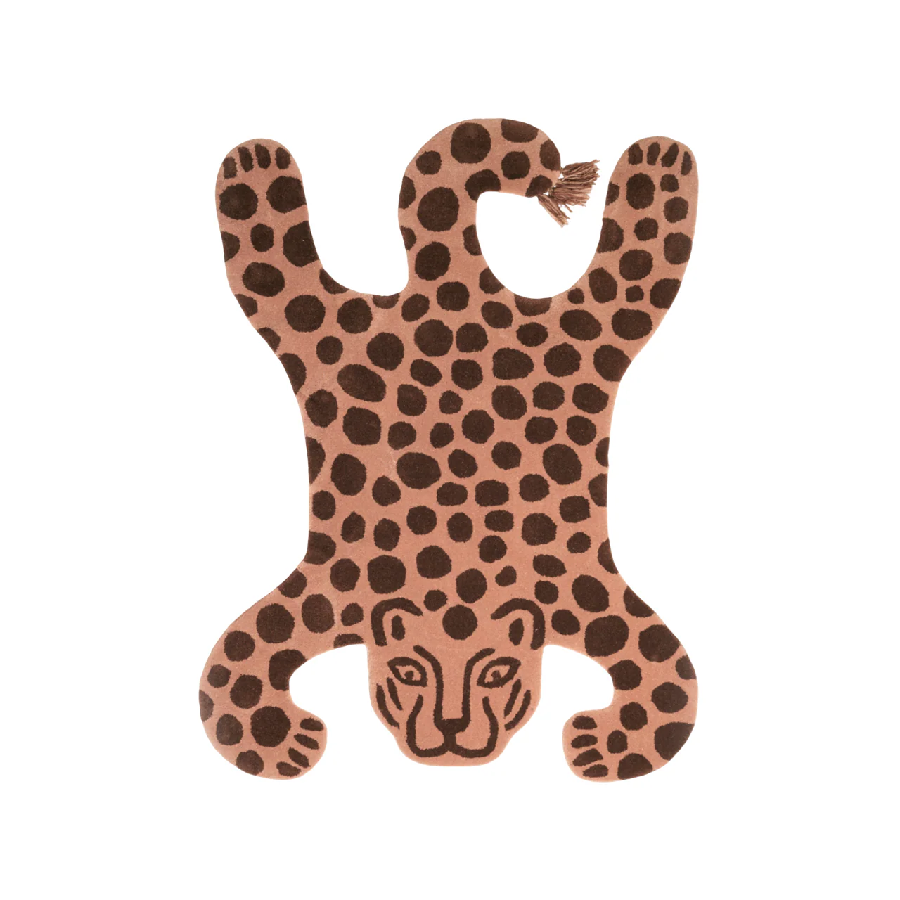 Dywan dekoracyjny SAFARI LEOPARD brązowy