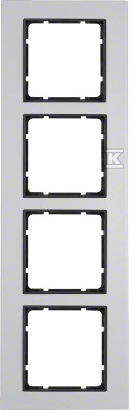 Ramka 4-krotna, alu/antracyt mat, B.7 10146904