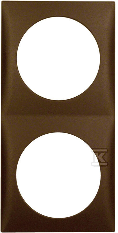 Ramka 2-krotna, brąz, INTEGRO FLOW 918262511