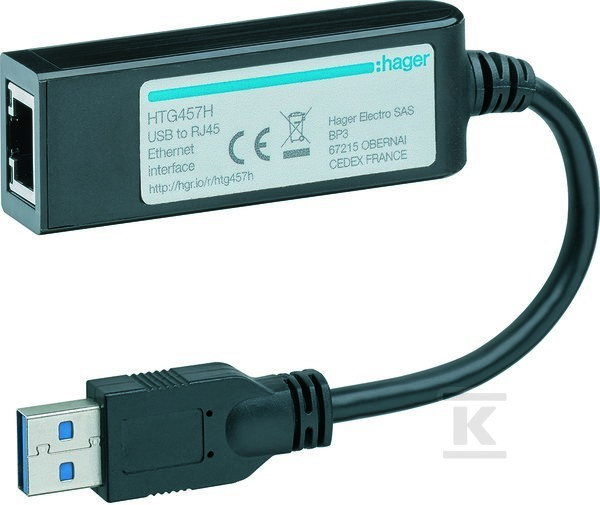 Adapter USB-RJ45 Ethernet HTG457H