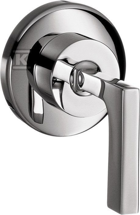Zawór odcinający Hansgrohe Axor Citterio podtynkowy z uchwytem jednoramiennym, element zewnętrzny DN15 / 20 chrom 39960000