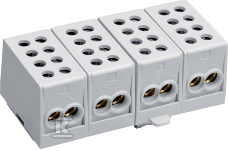 Zaciski rozgałęźne 4-polowe 2×25/2×35 mm2 KH35A