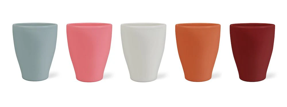 Ghiveci ceramic colorat D6cm