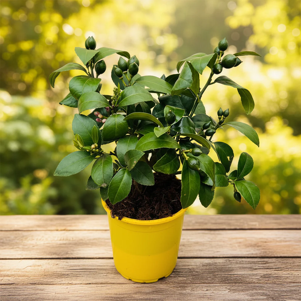 Citrus 'Meyer’ (Lisa) – Lamai productiv cu fructe mari si aromate (D14)