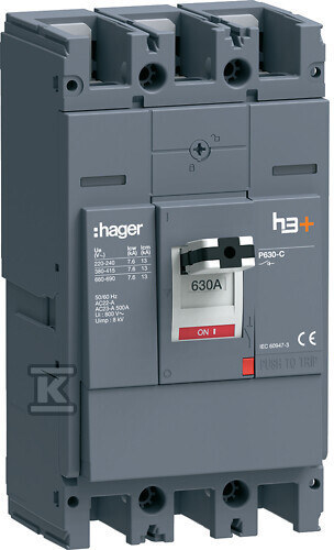 Rozłącznik mocy h3+ P630 3x630A HCW630AR