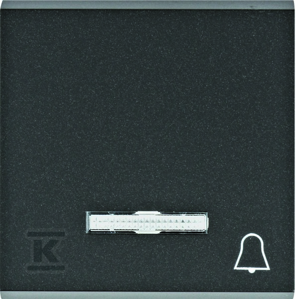 LUMINA Klawisz kontrolny z symbolem Dzwonek, czarny WL6113