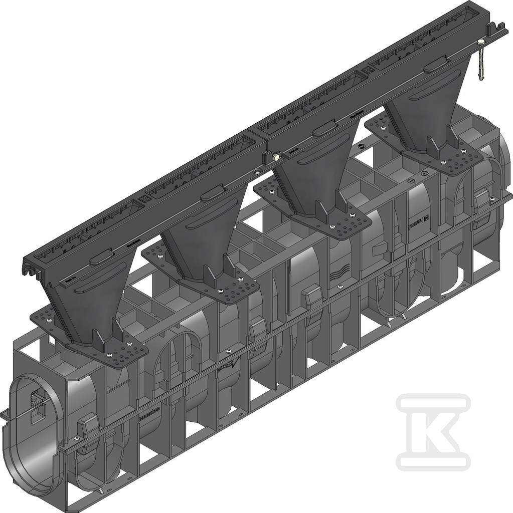 Kanał RECYFIX HICAP F 1200, szczelina 28 mm, kl. A15 – F900 13035